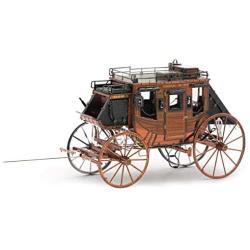 Fascinations Metal Earth Wild West Stagecoach 3D Metal Model Kit