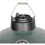 KAMaster Cast Iron Chimney Cap for Big Green Egg Daisy Wheel Large&Medium Dual Function Metal Top with Slide Draft Top Damper Cap Big Green Egg Accessories Vented Cap Big Green Egg Replacement Parts