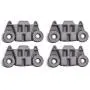 W10195416 NEW UPGRADED Replacement Part for Lower Dishwasher Wheel – Ideal for GE/Whirlpool/Kenmore - AP5983730, W10195416V, W10105417, PS11722152, W10195416VP - (4-pack) Increasing Life Cycle By 50%