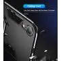iPhone XR Case, Heavy Duty Shockproof Phone Cover with Magnetic Car Mount Metal Ring Kickstand for Apple iPhone XR 6.1inch - Black iPhone XR Case, Heavy Duty Shockproof Phone Cover with Magnetic Car Mount Metal Ring Kickstand for Apple iPhone XR 6.1inch - Black