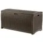 Suncast 99 Gallon Resin Wicker Patio Outdoor Storage Container for Toys, Furniture Deck box, Mocha Suncast 99 Gallon Resin Wicker Patio Outdoor Storage Container for Toys, Furniture Deck box, Mocha
