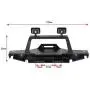 RCLions Metal Front Bumper with LED Lights/Lampshade/Shackles for TRX4/SCX10-ii 90046 1/10th RC Crawler Car RCLions Metal Front Bumper with LED Lights/Lampshade/Shackles for TRX4/SCX10-ii 90046 1/10th RC Crawler Car