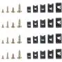170Pcs Auto Car U-Clip U Nut and Screw Assortment Kit for Dash Door Panel Interior SAE 170Pcs Auto Car U-Clip U Nut and Screw Assortment Kit for Dash Door Panel Interior SAE