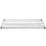 Commercial Chrome Wire Shelving 24 x 60 (2 Shelves) - NSF Commercial Chrome Wire Shelving 24 x 60 (2 Shelves) - NSF