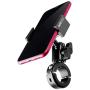 Metal Motorcycle Mount for Phone - by TACKFORM [Enduro Series] - NO Slings Needed. Rock Solid Holder for Regular and Plus Sized iPhone and Samsung Devices. Industrial Spring Grip
