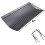 Uniflasy 27 Inches Ash Pan/Drip Pan for Chargriller 1224, 1324, 2121, 2222, 2727, 2828, 2929 Charcoal Grills, Charbroil 17302056 Grill Grates Replacement Part with 2pcs Fire Grate Hanger
