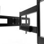 Kanto R500 Recessed In-Wall Full Motion Articulating TV Mount for 46-inch to 80-inch TVs | Ultra Low Profile | Swivel and Tilt Capable | Cable Management for Clean Setup