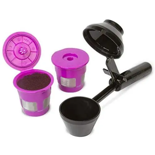 Cafe Fill Value Pack by Perfect Pod | Reusable K Cup Coffee Pod Filters & Coffee Scoop, Compatible with Keurig K-Duo, K-Mini, 1.0, 2.0, K-Series and Select Single Cup Coffee Makers Cafe Fill Value Pack by Perfect Pod | Reusable K Cup Coffee Pod Filters & Coffee Scoop, Compatible with Keurig K-Duo, K-Mini, 1.0, 2.0, K-Series and Select Single Cup Coffee Makers