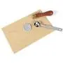 Silver Sealing Wax Beads, Yoption 300 Pieces Octagon Wax Seal Beads Kit with 2 Melting Spoon and 4 Candles for Seal Stamp (Silver)