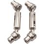 2PCS ShareGoo Metal RC Car Drive Shaft CVD Center Driving Shaft Dogbone 50-70mm for WPL HengLong 1/16 1/24 RC Military Truck Crawler Car