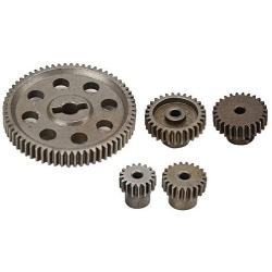 VGEBY RC Main Gear, 64T 17T 21T 26T 29T 1:10 Scale Remote Control Crawler Differential Main Metal Spur Gear RC Motor Gear Part Accessory for HSP Brontosaurus 1/10 Truck