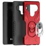 Topnow for LG K51 Case, LG Reflect Case, LG Q51 Case, [Military Grade] 12ft Drop Tested Rotatable Metal Ring Holder Compatible with Magnetic Car Kickstand Case for LG K51 (Red)