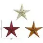 Bellaa 22052 Metal Stars Wall Decor 12 inch Set of 3 Celtic Patio Garden Outdoor Bellaa 22052 Metal Stars Wall Decor 12 inch Set of 3 Celtic Patio Garden Outdoor