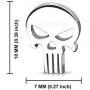 YZstyle Stainless Steel Gothic Punk Punisher Skull Cut-Out Button Stud Post Earrings (silver055) YZstyle Stainless Steel Gothic Punk Punisher Skull Cut-Out Button Stud Post Earrings (silver055)
