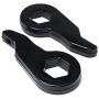 Heavy Metal Suspensions - Fits 1995-1999 Chevrolet Tahoe (4WD) Adjustable 1'' to 3'' Front Torsion Keys + 2'' Rear Blocks + Extended U-Bolts High Strength Carbon Steel Lift Kit