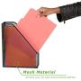 Mind Reader BINDMAG2-BLK 2 Piece Mesh Holder, Office Desk Accessories Decorative File Box, Sturdy Magazine Organizer, Black