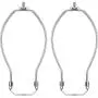 Maxdot 2 Pieces Lamp Harp Holder for Table and Floor Lamps (Chrome Polished, 8 Inch)