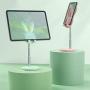 SANSHIYI Bunny Ear Cell Phone Stand, Adjustable Metal Rabbit Phone Holder Rack for Phone Pad Tablet Laptop Desktop Accessories