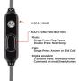 GOgroove AudiOHM RNF Durable Earbuds - Heavy Duty Headphones with Thick Aramid Fiber Reinforced Cable, in-Line Microphone, in-Ear Noise Isolation & Rugged Metal Driver Housing (Carbon Black)