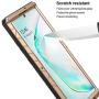 Feitenn Galaxy Note 10 Plus Case Metal, Note 10 Plus 5G Case Heavy Duty, Gorilla Glass Cover Armor Aluminum Bumper Military Shockproof Defender for Samsung Galaxy Note 10 Plus/Note 10+ 5G - Gold