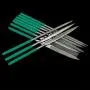 Fatmingo 10-Piece Precision Needle File Set 120 Grit, Super Hard Nickel Coated Diamond File Set, Jewelers Files for Filing Metal Ceramic Stone Jewelry Glass 5x180mm