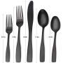 Matte Black Silverware Set, 20-Piece Stainless Steel Flatware Set, Tableware Cutlery Set Service for 4, Utensils for Kitchens, Dishwasher Safe Matte Black Silverware Set, 20-Piece Stainless Steel Flatware Set, Tableware Cutlery Set Service for 4, Utensils for Kitchens, Dishwasher Safe