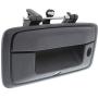 Tailgate Handle and Back Up Camera Compatible with 2014-2015 Chevrolet Silverado 1500 / GMC Sierra 1500 Outside, Textured Black, Pp+Metal, with Key Hole