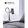 Phone Holder Bed Gooseneck Mount - Lamicall Cell Phone Clamp Clip for Desk, Flexible Lazy Long Arm Headboard Bedside, Overhead Mount Stand, Compatible with Phone 12 Mini 11 Pro Xs Max XR X 8 7 6 Plus