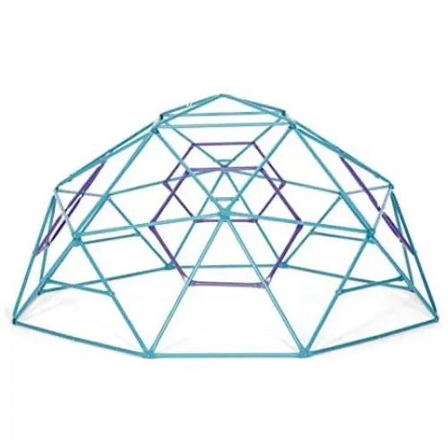 Plum PHOBOS Climbing Dome - Fun Geometric Childrens Dome Climber - Perfect Kids Playground Addition - Teal/Purple Color Plum PHOBOS Climbing Dome - Fun Geometric Childrens Dome Climber - Perfect Kids Playground Addition - Teal/Purple Color
