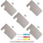 MMOBIEL Pack of 5 LCD Metal Back Plate Replacement Compatible with iPhone 7 with Heat Shieldincl Screwdrivers