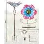 MUMTOP 31 Inch Height Glass Birdbath Birdfeeder with Metal Stake Garden Yard Outdoor MUMTOP 31 Inch Height Glass Birdbath Birdfeeder with Metal Stake Garden Yard Outdoor