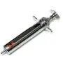 EatingBiting 10ml Reusable Stainless Steel Hypodermic Veterinary Animal Syringe Glass for Lab/Stainless Steel/Simple Structure/with Locking Screws Simple Operation EatingBiting 10ml Reusable Stainless Steel Hypodermic Veterinary Animal Syringe Glass for Lab/Stainless Steel/Simple Structure/with Locking Screws Simple Operation