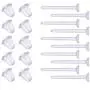 YOYOSTORE 3mm Invisible Plastic Earrings Blank Pins Stud Tiny Head Findings DIY Supplies (100 pieces/50 Pairs) YOYOSTORE 3mm Invisible Plastic Earrings Blank Pins Stud Tiny Head Findings DIY Supplies (100 pieces/50 Pairs)