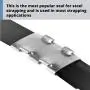 IDL Packaging Open (Snap-On) Seals for 5/8'' Strap Width Steel Strapping (Pack of 1000) – Superior Holding Power – Sturdy Metal Clips for Securing Heavy Packaging and Pallet Banding