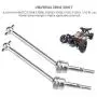 RC Car Front Rear Drive Shaft, 1 Pair Front Rear Universal Transmission Shaft CVD for HIMOTO 1/10 Remote Control Car Accessory(Silver) RC Car Front Rear Drive Shaft, 1 Pair Front Rear Universal Transmission Shaft CVD for HIMOTO 1/10 Remote Control Car Accessory(Silver)