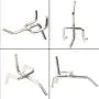 100 Pack 2 inch Metal Pegboard Hooks fits 1/8 or 1/4 inch Pegboard and Slatwall Holes, 1/8 inch Diameter PEG Board Pegboard Shelving Hooks for Garage, Kitchen, Craft Shop, Retail Shop, Office 100 Pack 2 inch Metal Pegboard Hooks fits 1/8 or 1/4 inch Pegboard and Slatwall Holes, 1/8 inch Diameter PEG Board Pegboard Shelving Hooks for Garage, Kitchen, Craft Shop, Retail Shop, Office