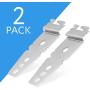 2-Pack Undercounter Dishwasher Bracket Replacement - Whirlpool -Compatible - Compare to 8269145 / WP8269145 - Replacement Dishwasher Upper Mounting Bracket