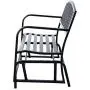 Outsunny 50'' Outdoor Patio Swing Glider Bench Chair - Black Outsunny 50'' Outdoor Patio Swing Glider Bench Chair - Black