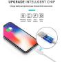 iPhone Charger Cable, MFi Certified Lightning Cable 5 Pack Durable High-Speed iPhone Charger USB A Nylon Braided Cord Compatible with iPhone
