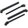 2PCS Stainless Steel Centre Drive Shaft CVD Upgrade Parts for 1/10 RC Crawler Axial SCX10 RC4WD D90 Redcat Gen7 /Pro Crawler (110-158MM)