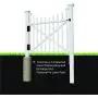 Zippity Outdoor Products ZP19019 Manchester Vinyl Gate, White Zippity Outdoor Products ZP19019 Manchester Vinyl Gate, White