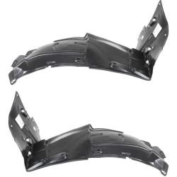 Make Auto Parts Manufacturing Set of 2 Front Passenger and Driver Side Coupe Body Type Splash Shield Fenders Plastic For Infiniti G35 2003-2007 - IN1251106-IN1250106