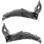 Make Auto Parts Manufacturing Set of 2 Front Passenger and Driver Side Coupe Body Type Splash Shield Fenders Plastic For Infiniti G35 2003-2007 - IN1251106-IN1250106