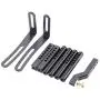 Rc Car Part, Front Rear Bumper Part W/Lights for Rc Crawler Car Traxxas TRX-4 Scx10Ii 90046, Front and Rear Metal Bumpers with Climbing Lights Rc Car Part, Front Rear Bumper Part W/Lights for Rc Crawler Car Traxxas TRX-4 Scx10Ii 90046, Front and Rear Metal Bumpers with Climbing Lights