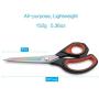 LIVINGO Premium Tailor Scissors Heavy Duty Multi-Purpose Titanium Coating Forged Stainless Steel Sewing Fabric Leather Dressmaking Softgrip Shears Professional Crafting (9.5 INCH)