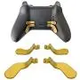 4PCS Metal Paddles Hair Trigger Locks Replacement Kits for Elite Series 2 Controller, Xbox One Elite Controller (Gold) 4PCS Metal Paddles Hair Trigger Locks Replacement Kits for Elite Series 2 Controller, Xbox One Elite Controller (Gold)