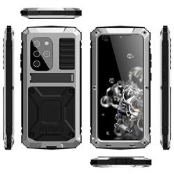 Case Compatible with Samsung S20 Plus(6.7''), (Military Grade Drop Protection) (Dustproof) Heavy Duty Rugged Military Cover with Kickstand Compatible with Samsung Galaxy S20 Plus(2020),Silver