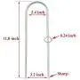 Uniprime Trampoline Stakes U Shaped Anchors Heavy Duty Metal - Long Trampolines Ground Wind Stakes for Soccer Goals, Camping Tents, Garden Decoration Uniprime Trampoline Stakes U Shaped Anchors Heavy Duty Metal - Long Trampolines Ground Wind Stakes for Soccer Goals, Camping Tents, Garden Decoration