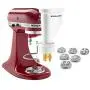 KitchenAid KSMPEXTA Gourmet Pasta Press Attachment with 6 Interchangeable Pasta Plates, White KitchenAid KSMPEXTA Gourmet Pasta Press Attachment with 6 Interchangeable Pasta Plates, White