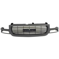 Perfit Liner New Replacement Parts Front Black/Dark Gray Grille Compatible With GMC 99-02 Sierra 1500 Pickup Truck 00-06 Yukon SUV XL 1500 Fits GM1200429 19130786